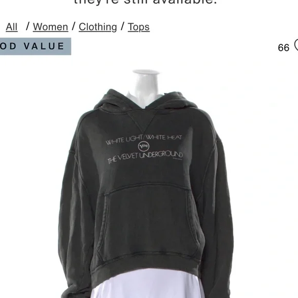 R13 Black Graphic Hoodie - Picture 5 of 8